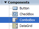 Control objects with a ComboBox in Flash MX