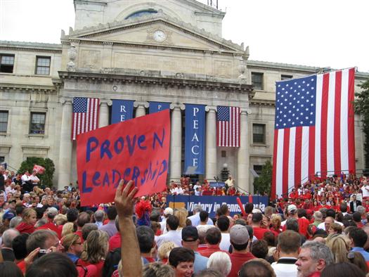 McCain/Palin Rally in Media, PA