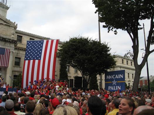 McCain/Palin Rally in Media, PA