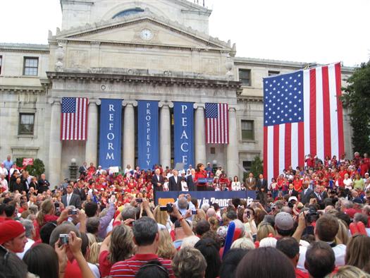 McCain/Palin Rally in Media, PA