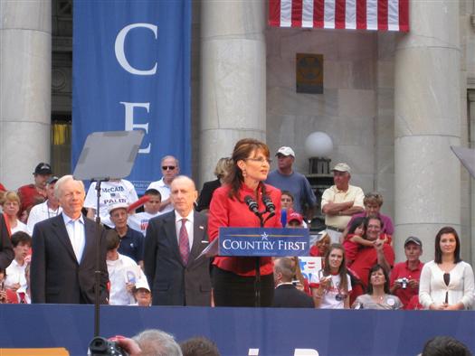 McCain/Palin Rally in Media, PA