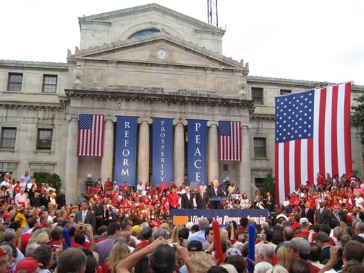 McCain/Palin Rally in Media, PA