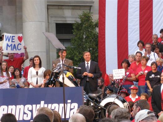 McCain/Palin Rally in Media, PA