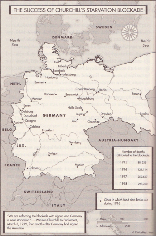 The Success of Churchill's Starvation Blockade