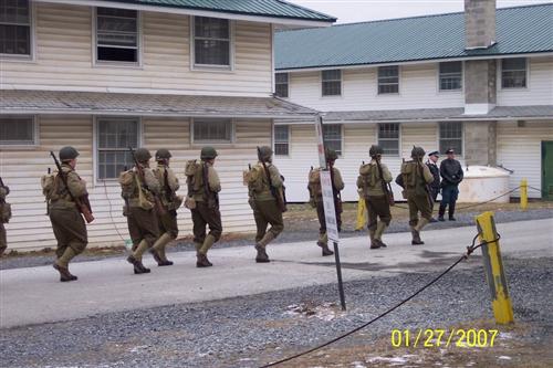 US Troops Marching