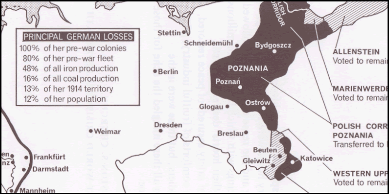 Did Buchanan Plagiarize this Map of Germany After Versailles?