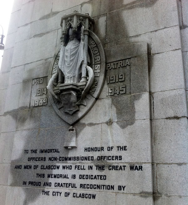 Glasgow World War I monument