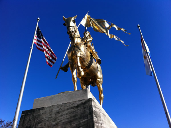 Joan of Arc Monument at New Orleans