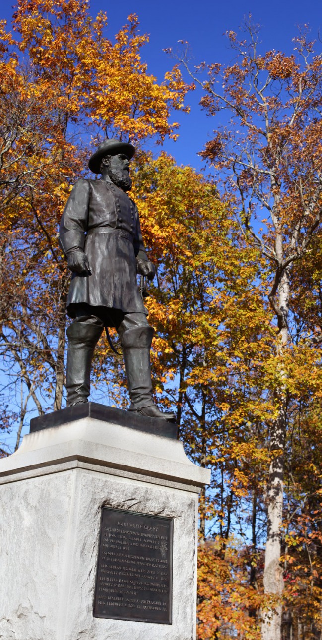 John W Geary Gettysburg statue