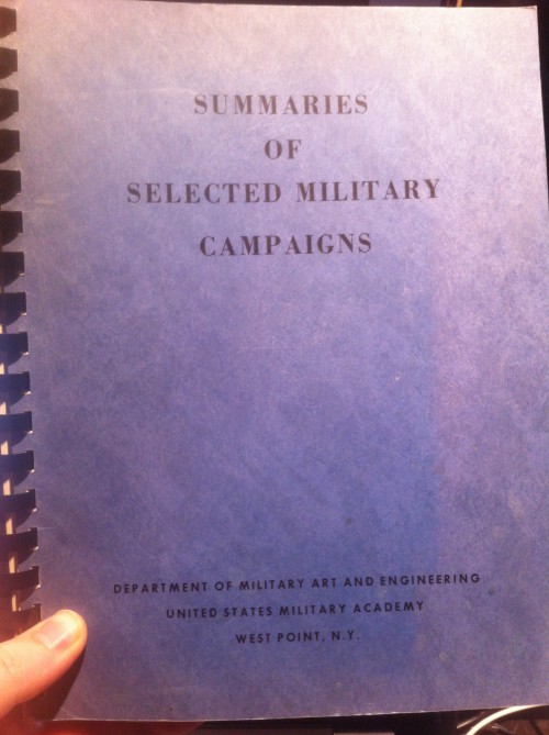 Summaries of Selected Military Campaigns