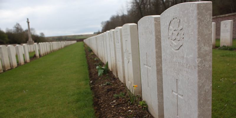 Norfolk, just one cemetery in the Somme