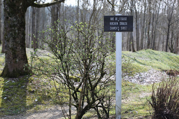 Church's Street at Fleury-devant-Douaumont, France. Photograph taken March 2012.