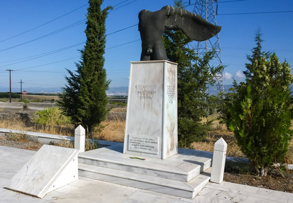 Thespian Monument at Thermopylae. September 2014.