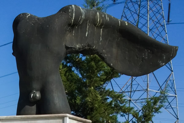 Thespian Monument at Thermopylae. September 2014.