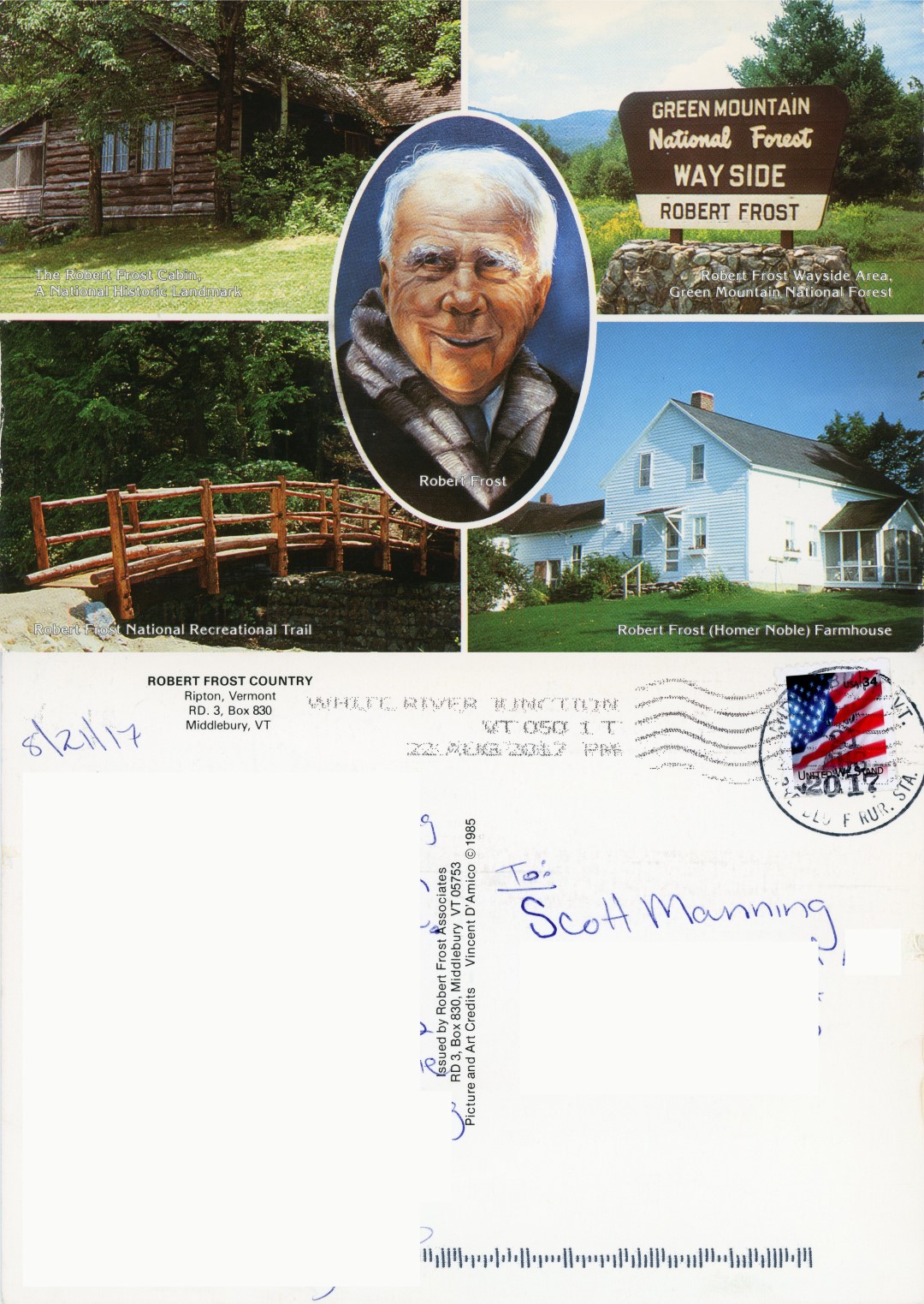 Scott Manning White River Junction VT 2017   Postcard053 