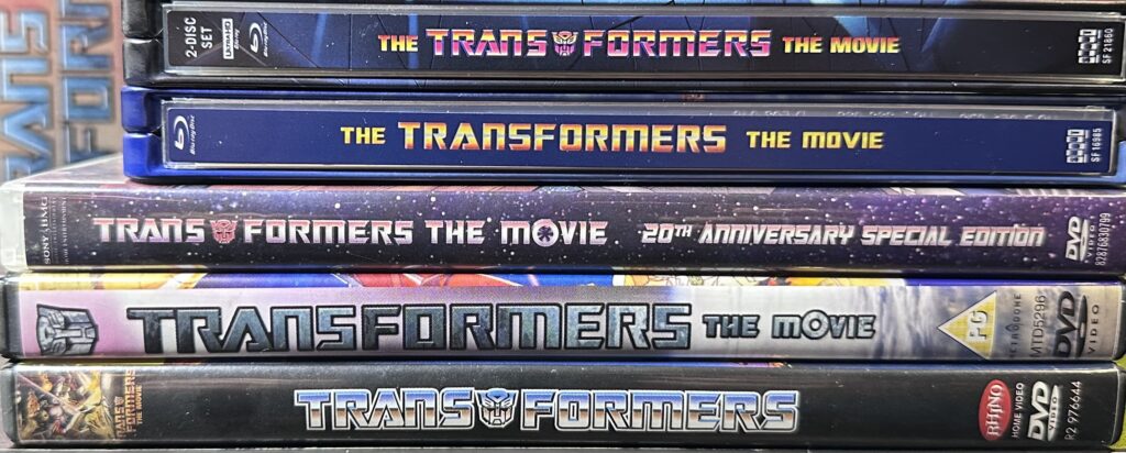 Copies of The Transformers: The Movie